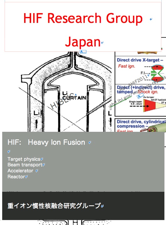 Heavy Ion Fusion Study